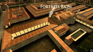 Animation of ancient Roman Fort in Caerleon Wales [upl. by Akimrej193]