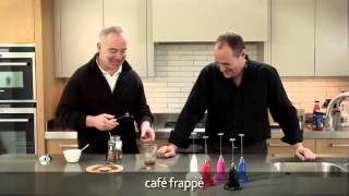 How to make a frappé coffee using an aerolatte milk frother [upl. by Torrie]