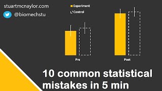 Ten Statistical Mistakes in 5 Min [upl. by Gilly]