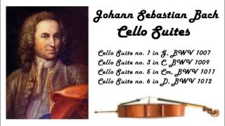 Johann Sebastian Bach  Cello suites in 432 Hz great for reading or studying [upl. by Nysila]