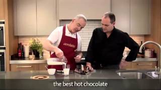 How to make a hot chocolate using an aerolatte milk frother [upl. by Ydnat]