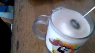 Aerolatte Review Frothing Cold Milk In Under 1 Minute [upl. by Latty]